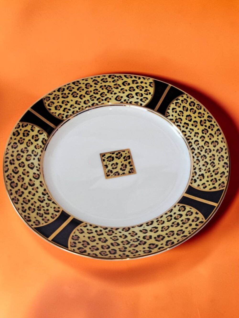 Lynn Chase Amazonian Jaguar Salad/Dessert Plate 8 1/4 in.